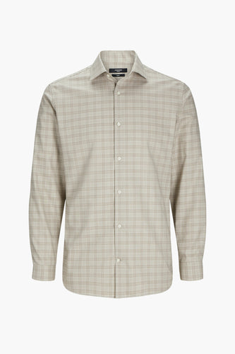 Chemise à manches longues - beige - PREMIUM by JACK & JONES