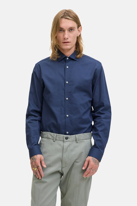 Chemise (manches longues) Bleu - PREMIUM by JACK & JONES