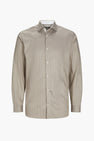 Hemd (lange mouwen) Beige - PREMIUM by JACK & JONES