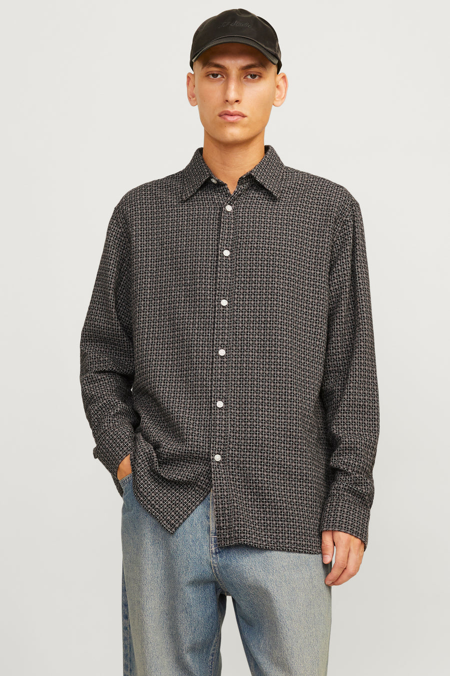 Chemise à manches longues - brun - ORIGINALS BY JACK & JONES