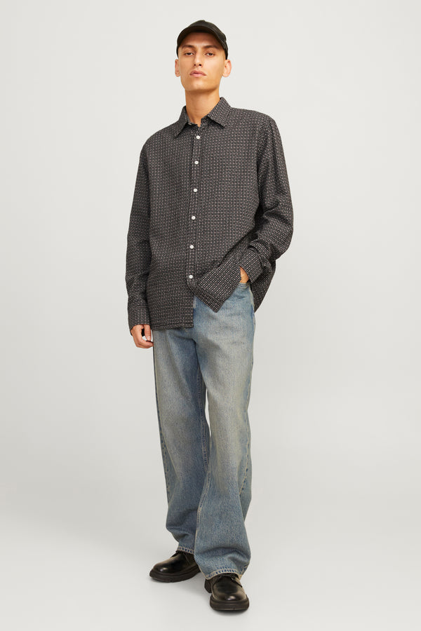 Hemd (lange mouwen) Bruin - ORIGINALS BY JACK & JONES