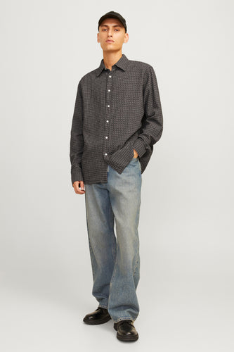 Chemise à manches longues - brun - ORIGINALS BY JACK & JONES