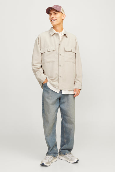 Chemise (manches longues) Écru - ORIGINALS BY JACK & JONES