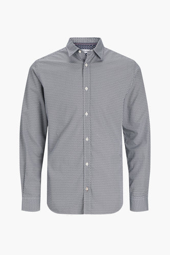 Chemise à manches longues - bleu