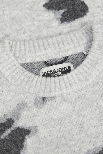 Pull met ronde hals - grijs - CORE BY JACK & JONES