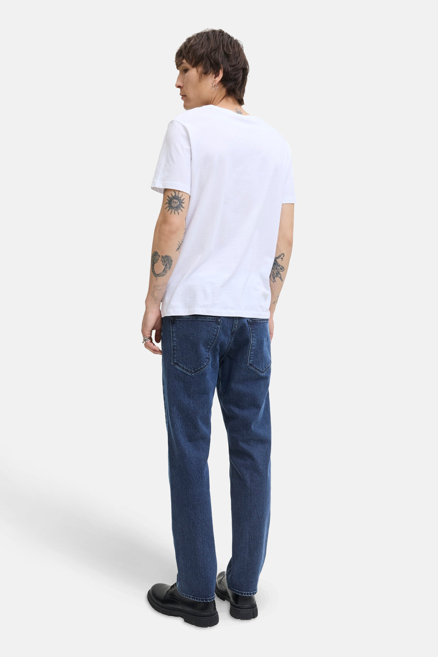 CLARK - dark blue denim - JACK & JONES JEANS INTELLIGENCE