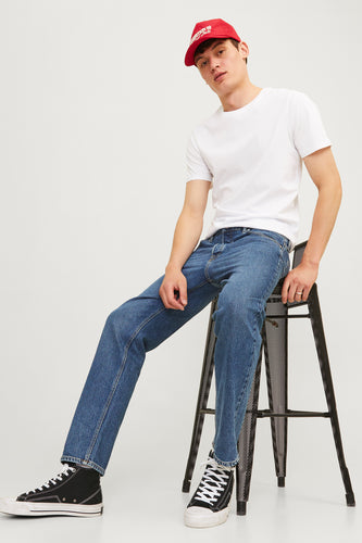 CHRIS - mid blue denim - JACK & JONES JEANS INTELLIGENCE