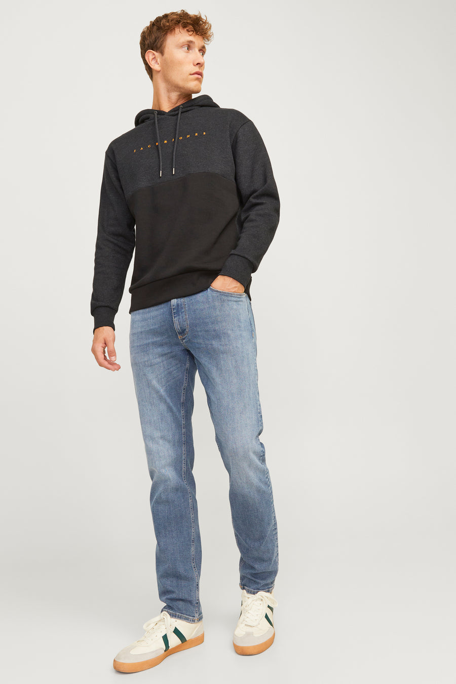CLARK - mid blue denim - JACK & JONES JEANS INTELLIGENCE