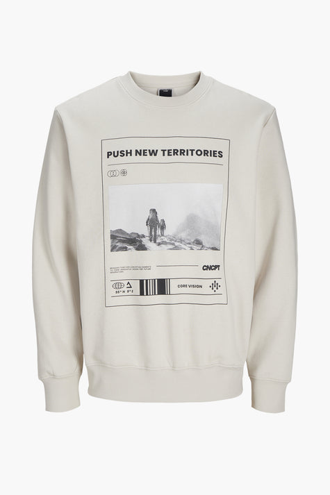Sweater met ronde hals Ecru - CORE BY JACK & JONES