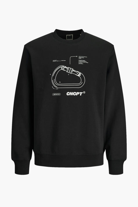 Sweater met ronde hals Zwart - CORE BY JACK & JONES