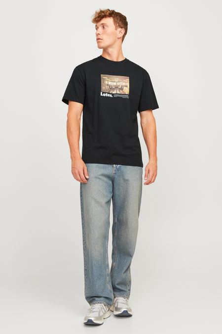 T-shirt (manches courtes) Noir - ORIGINALS BY JACK & JONES