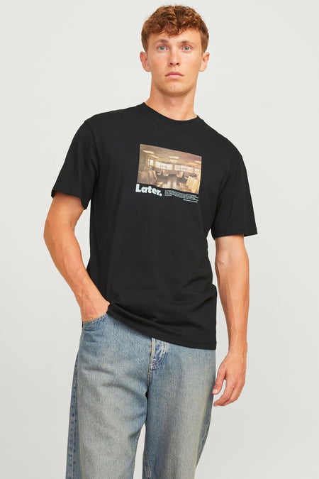 T-shirt met korte mouwen - zwart