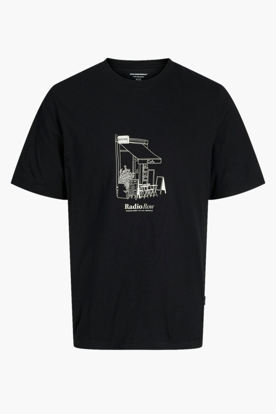 T-shirt met korte mouwen - zwart - ORIGINALS BY JACK & JONES