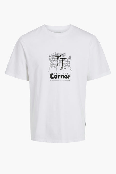 T-shirt met korte mouwen - wit