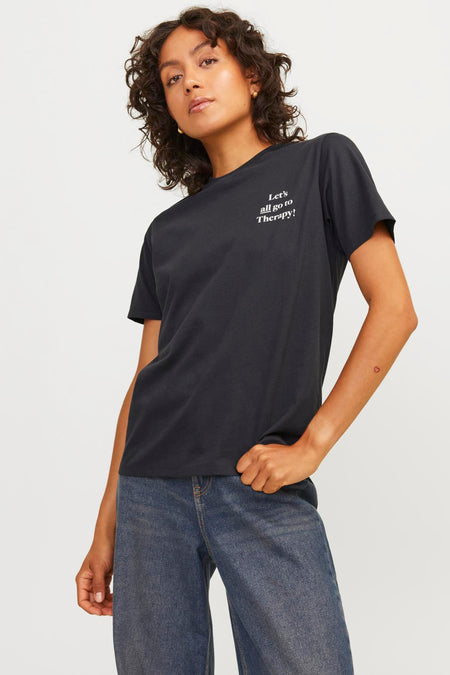 T-shirt met korte mouwen - zwart