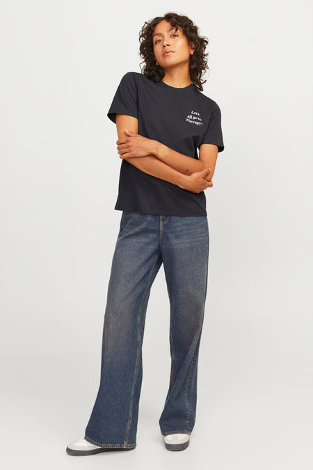 T-shirt met korte mouwen - zwart