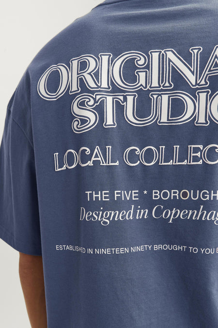 T-shirt (manches courtes) Bleu - ORIGINALS BY JACK & JONES