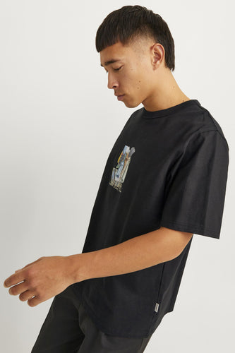 T-shirt met korte mouwen - zwart - ORIGINALS BY JACK & JONES