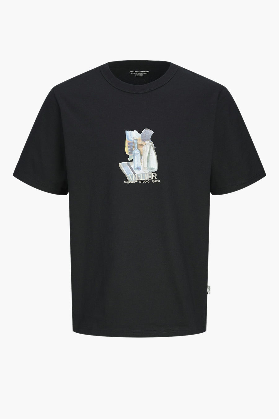 T-shirt met korte mouwen - zwart - ORIGINALS BY JACK & JONES