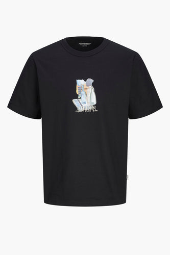 T-shirt met korte mouwen - zwart - ORIGINALS BY JACK & JONES