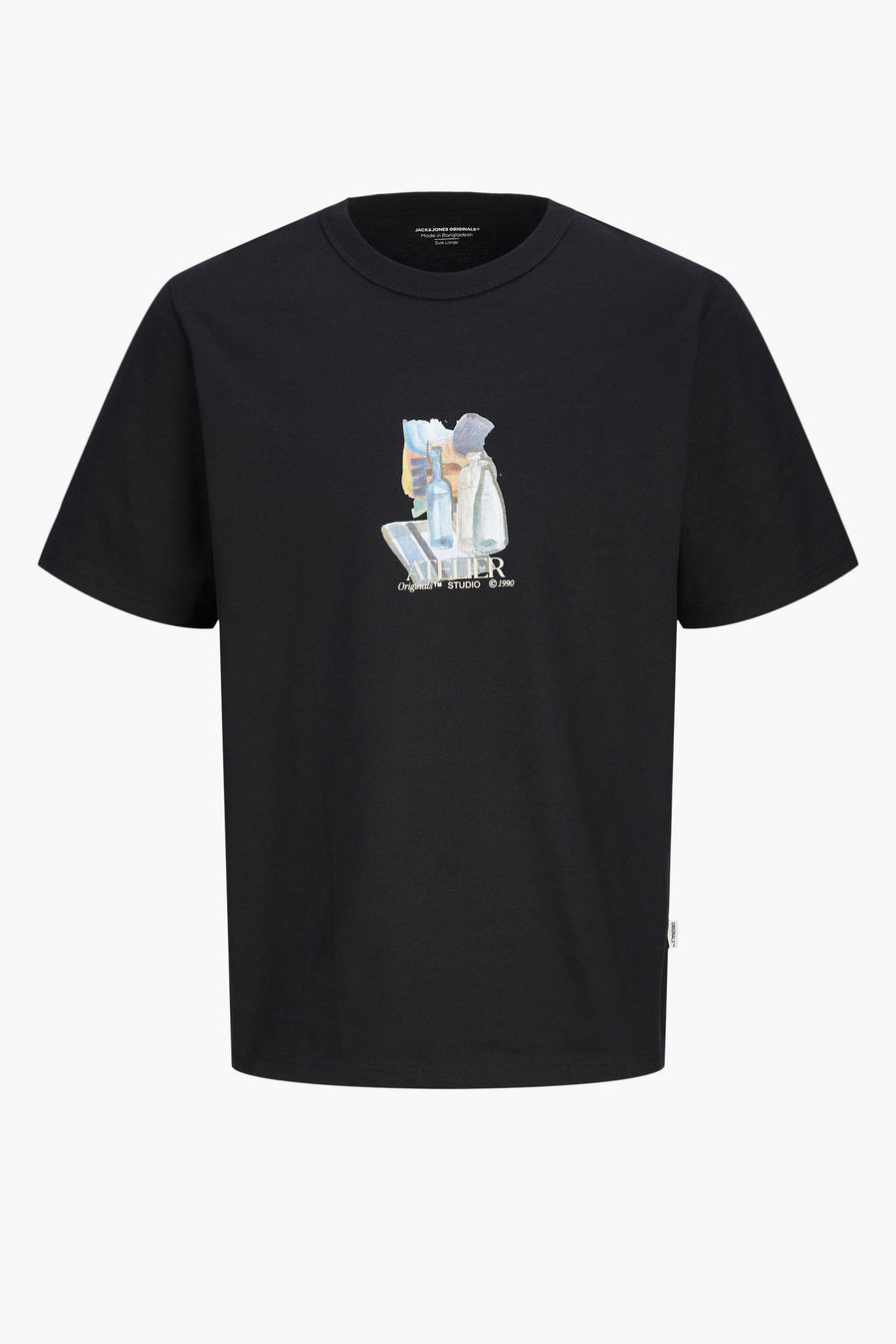 T-shirt met korte mouwen - zwart - ORIGINALS BY JACK & JONES