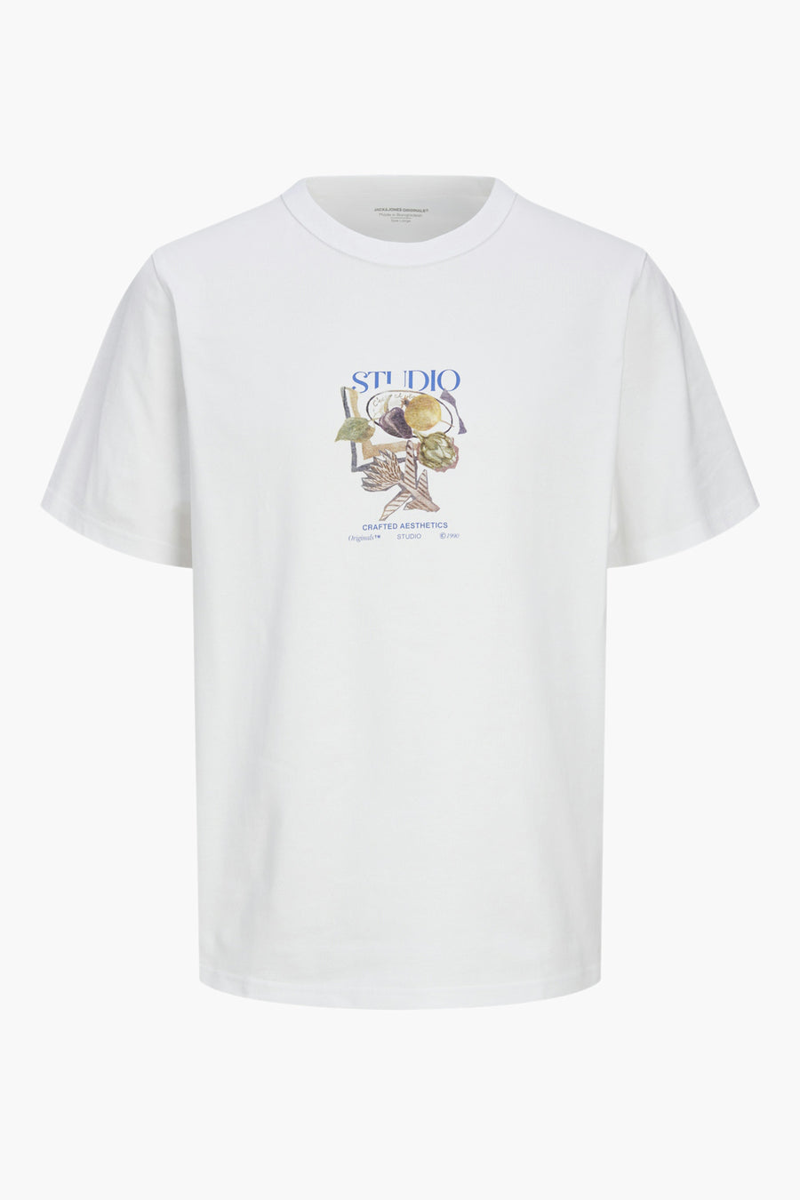 T-shirt met korte mouwen - wit - ORIGINALS BY JACK & JONES