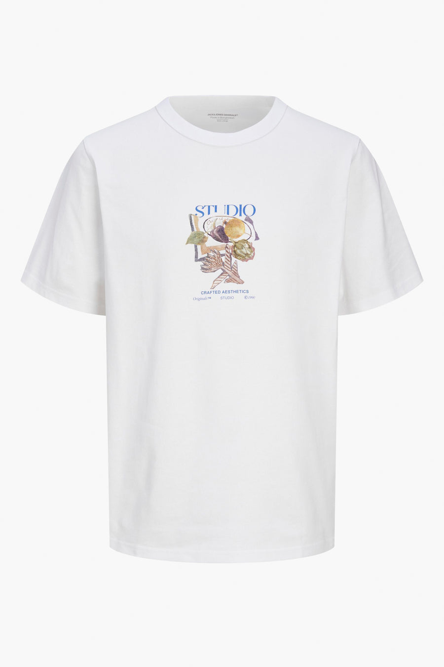 T-shirt met korte mouwen - wit - ORIGINALS BY JACK & JONES