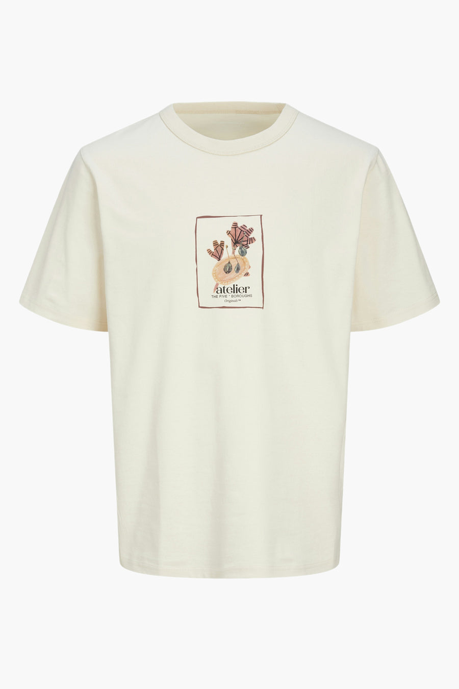 T-shirt met korte mouwen - ecru
