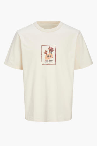 T-shirt met korte mouwen - ecru