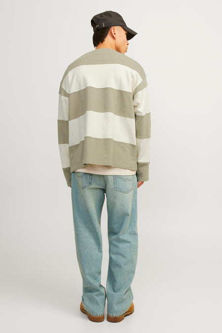 Sweat col O Beige - ORIGINALS BY JACK & JONES