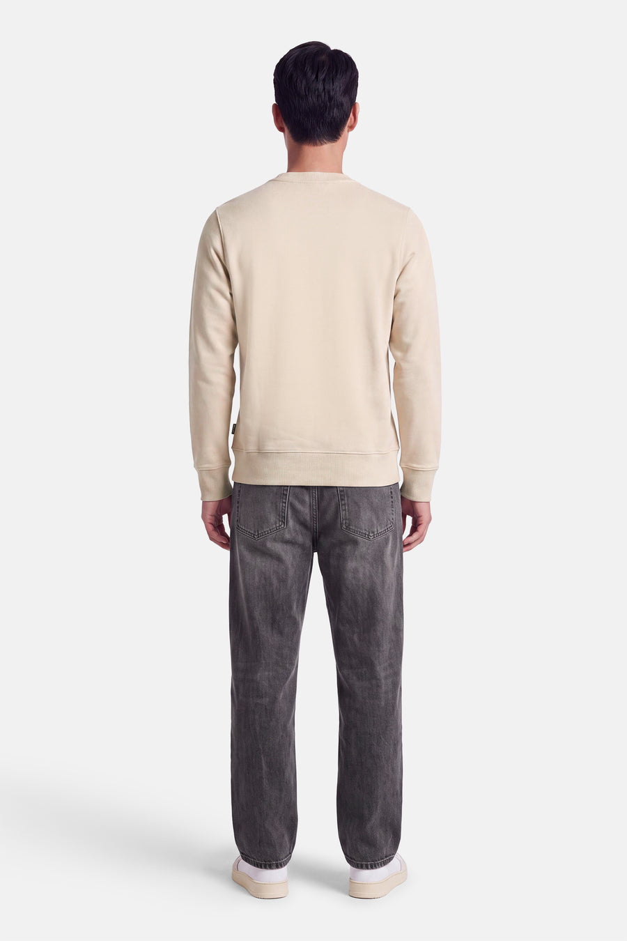 Sweater O-hals - beige