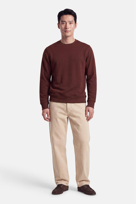 Sweat col O brun - PREMIUM by JACK & JONES