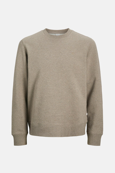 Sweater met ronde hals Beige - PREMIUM by JACK & JONES