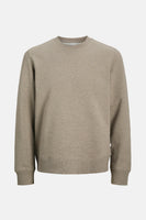 Sweater met ronde hals Beige - PREMIUM by JACK & JONES