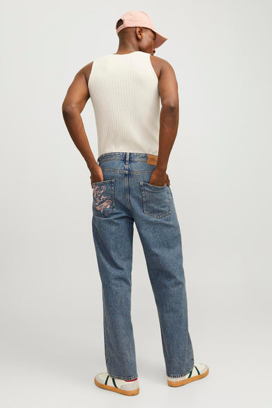 Jeans wide mid blue denim - JACK & JONES JEANS INTELLIGENCE