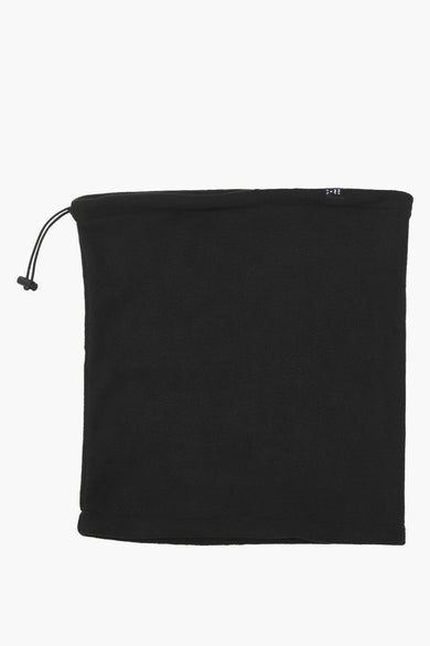 Chapeau d'hiver noir d'ACCESSORIES BY JACK & JONES, avec une corde ajustable.