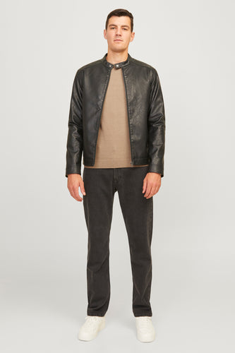 Pull à col rond - beige - JJREBEL