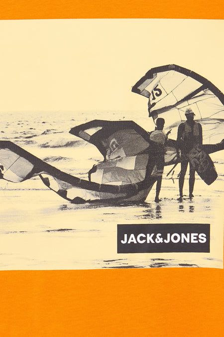 T-shirt (korte mouwen) Oranje - CORE BY JACK & JONES