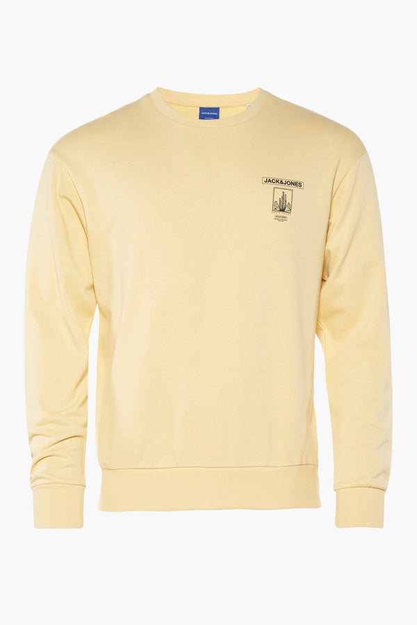 Sweater met ronde hals Beige - ORIGINALS BY JACK & JONES
