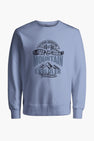 Sweat col O Denim - PREMIUM BLUE by JACK & JONES