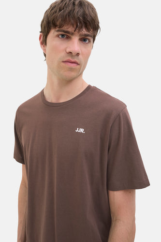 T-shirt à manches courtes - brun - JJREBEL