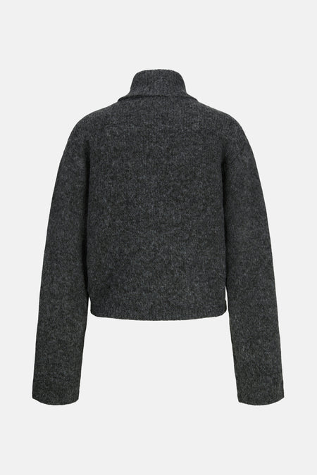 Trui met rolkraag grijs - JJXX