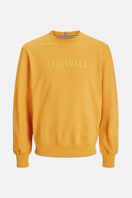 Sweater met ronde hals Geel - ORIGINALS BY JACK & JONES