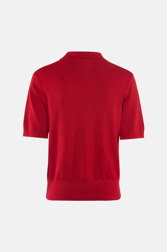 Polo met korte mouwen - rood