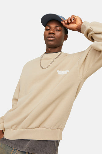 Sweater - beige - ORIGINALS BY JACK & JONES