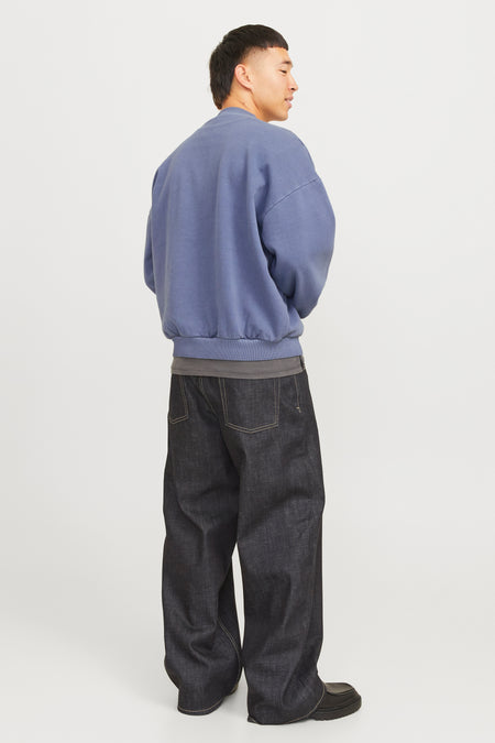 Sweater met ronde hals blauw - ORIGINALS BY JACK & JONES