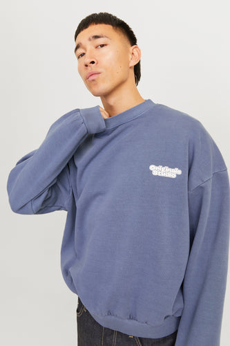 Sweater met ronde hals blauw - ORIGINALS BY JACK & JONES - ORIGINALS BY JACK & JONES