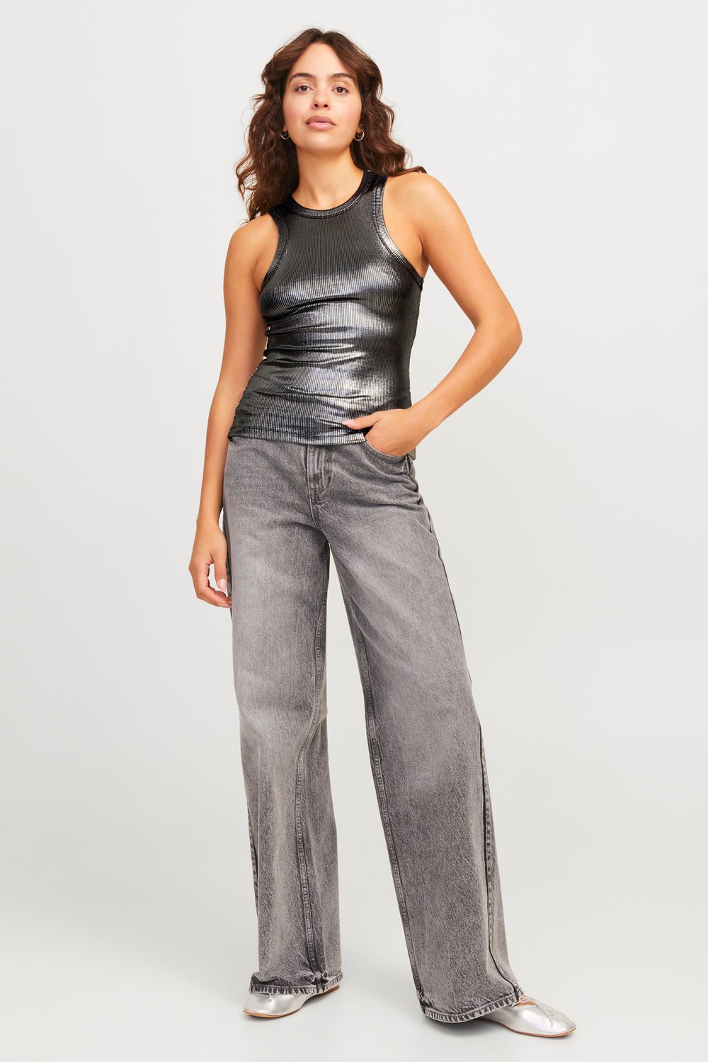 Tanktop Zilver - JJXX