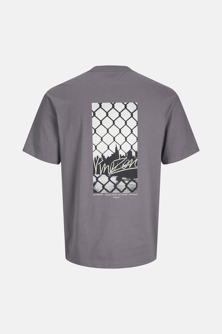 JCOCHARLIE BACK PRINT TEE SS CREW NECK