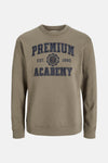 Sweat col O Brun - PREMIUM BLUE by JACK & JONES